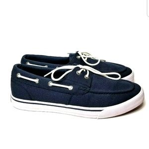 Tommy Hilfiger Blue Canvas Sneakers Size 11.5